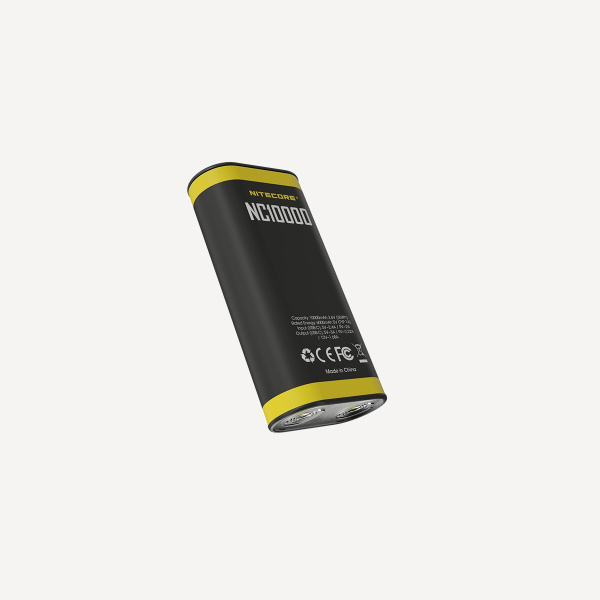 Пауэрбанк Высокогорный NiteCore NC10000 (IPX5 3,6V*10Ah=36Вт 2*LED=50Lum)